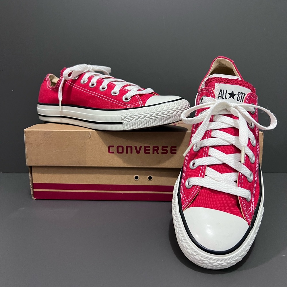 Unisex Converse All Star Ox Red